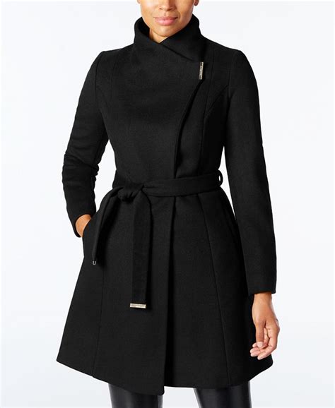 michael kors wool coat men|michael kors belted walker coat.